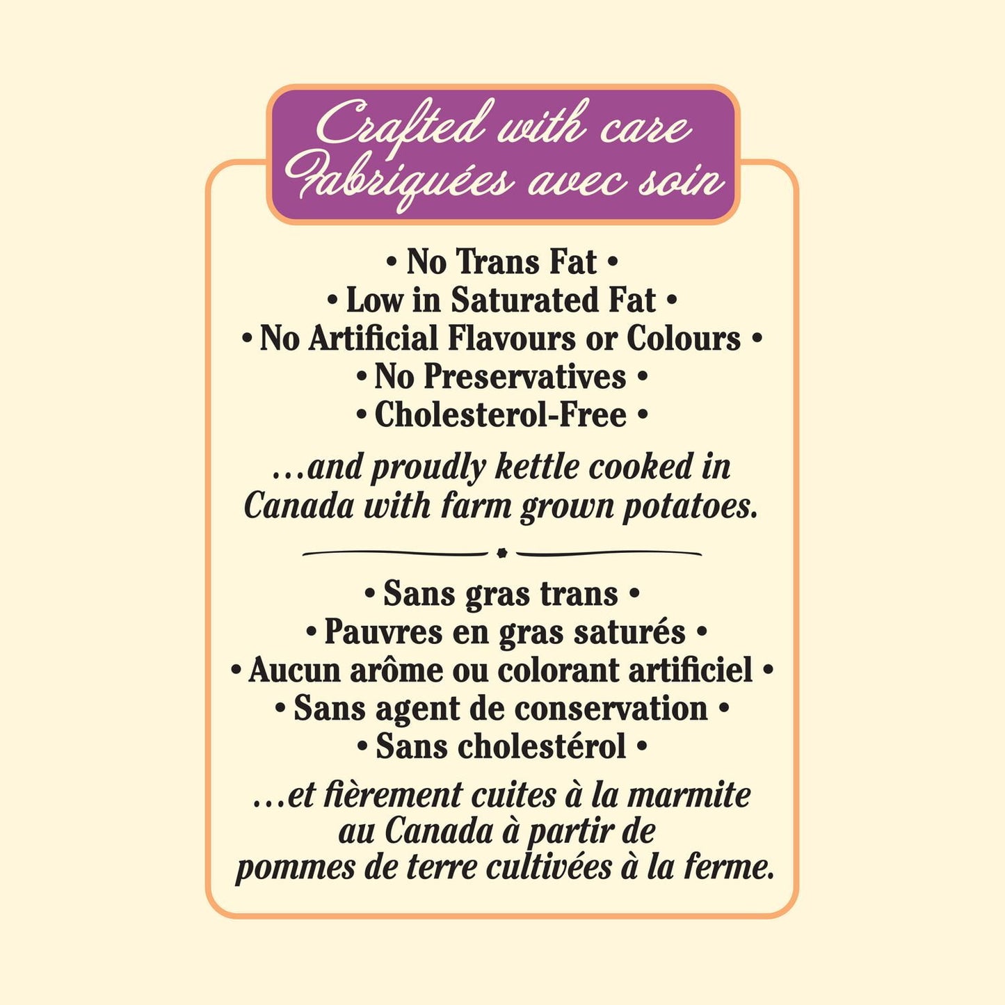 Miss Vickie's All Dressed Up flavour Kettle Cooked Potato Chips, 200 g.