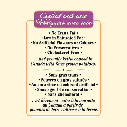 Miss Vickie's All Dressed Up flavour Kettle Cooked Potato Chips, 200 g.