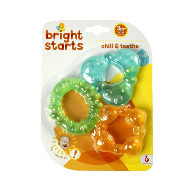 004-Bright Starts Chill & Teethe 出牙玩具，9 件套