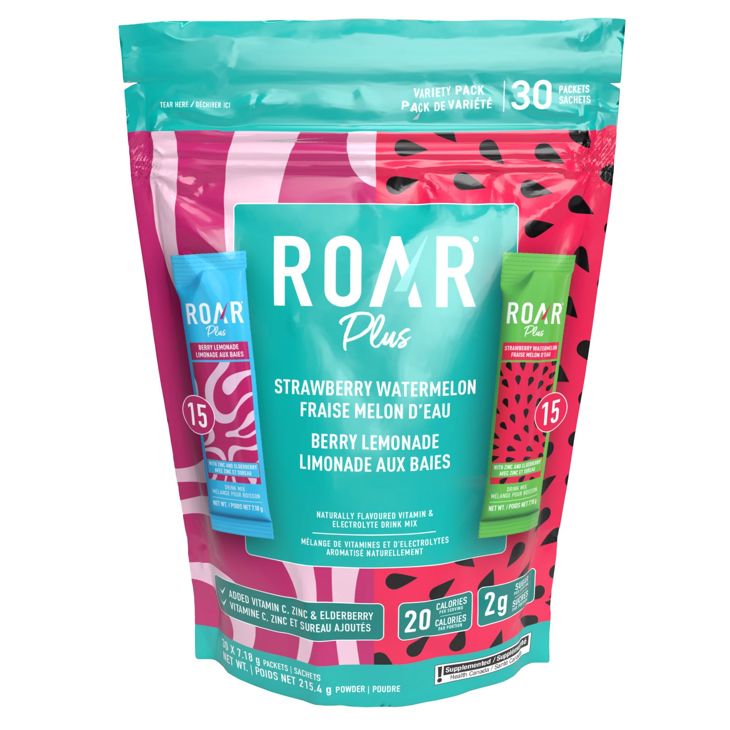 ROAR Plus 補水粉組合裝，30 x 7.18 克