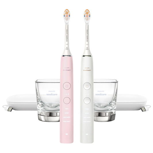 Philips Sonicare DiamondClean Connected 9000 系列電動牙刷，2 支裝