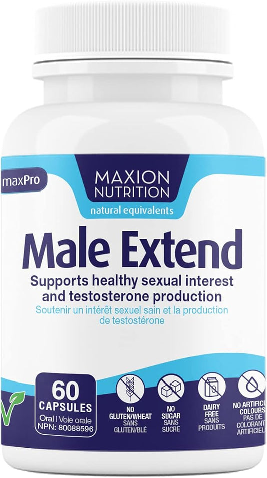 002 Maxion Male 延长促进睾酮生成和健康性兴趣，60粒胶囊
