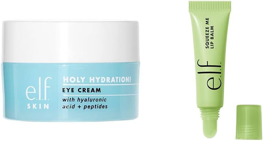 e.l.f. SKIN 神聖保濕！眼霜，滋潤眼霜，淡化黑眼圈；Squeeze Me 潤唇膏，保濕潤唇膏，打造亮澤膚色