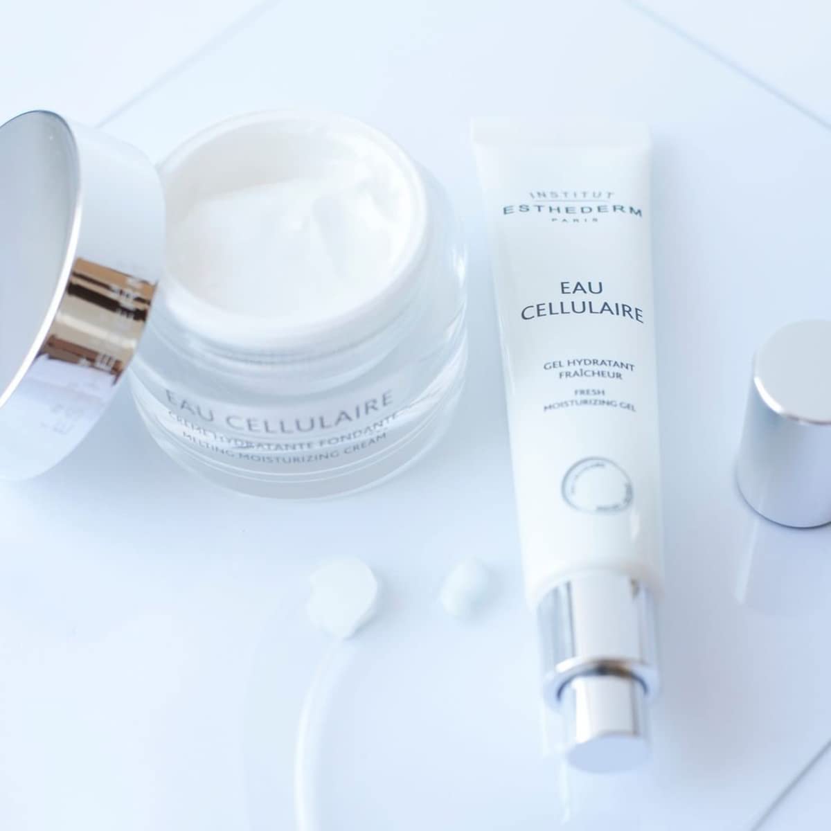 Institut Esthederm - 细胞水凝胶 - 清爽保湿凝胶，抗污染、保湿和清新感，40 毫升。