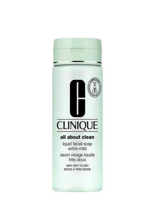 Liquid Facial Soap Extra Mild - Very Dry to Dry by Clinique for Unisex - 6.7 oz Facial Soap