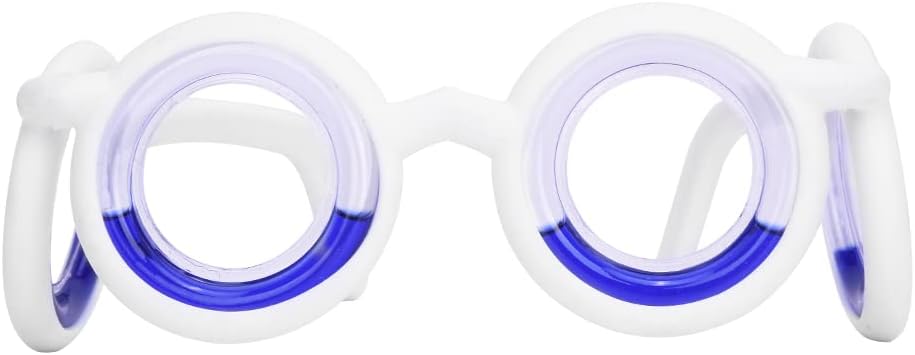 缓解恶心眼镜，3D 防晕动病眼镜，防晕机晕船眼镜，便携式超轻无镜片液体眼镜，适合儿童成人运动旅行