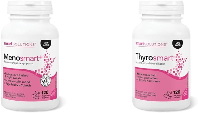 Smart Solutions Menosmart Plus 120粒膠囊 & Smart Solutions Thyrosmart 120粒膠囊