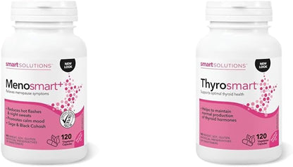 Smart Solutions Menosmart Plus 120粒膠囊 & Smart Solutions Thyrosmart 120粒膠囊