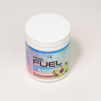 Believe Supplements Pre Fuel - 终极一体化锻炼前补充剂，含 200 毫克咖啡因，可增强焦点、增加肌肉饱满度 - 提升能量、耐力和表现 - 增强健身房和健身效果 - Alpha-GPC、肌酸、β-丙氨酸……
