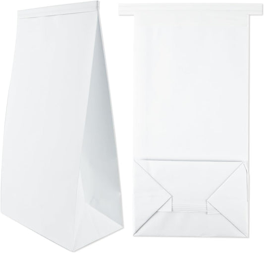 UPIQNG 30Pcs Barf Bags Disposable Vomit Bags Car Puke Bags Throw Up Sick Bags for Travel Motion Sickness Morning Sickness,White