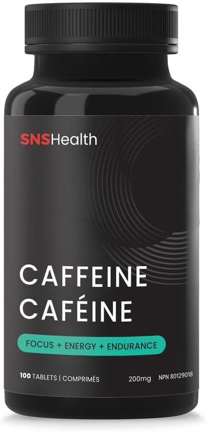 運動營養源 - 咖啡因 200 毫克 100 片