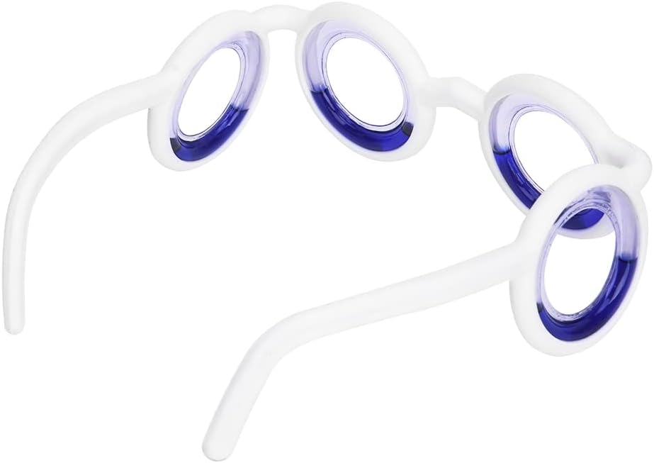 缓解恶心眼镜，3D 防晕动病眼镜，防晕机晕船眼镜，便携式超轻无镜片液体眼镜，适合儿童成人运动旅行