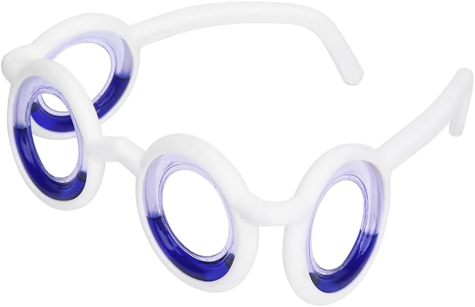 缓解恶心眼镜，3D 防晕动病眼镜，防晕机晕船眼镜，便携式超轻无镜片液体眼镜，适合儿童成人运动旅行