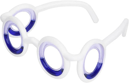 缓解恶心眼镜，3D 防晕动病眼镜，防晕机晕船眼镜，便携式超轻无镜片液体眼镜，适合儿童成人运动旅行