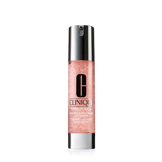 Clinique Moisture Surge Hydrating + Plumping Supercharged Concentrate Face Serum For All Skin Types | Blend of Hydrating Ingredients With Hyaluronic Acid, 45ml