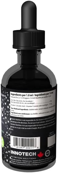 Innotech Nutrition 液體離子鋅 - 60 毫升