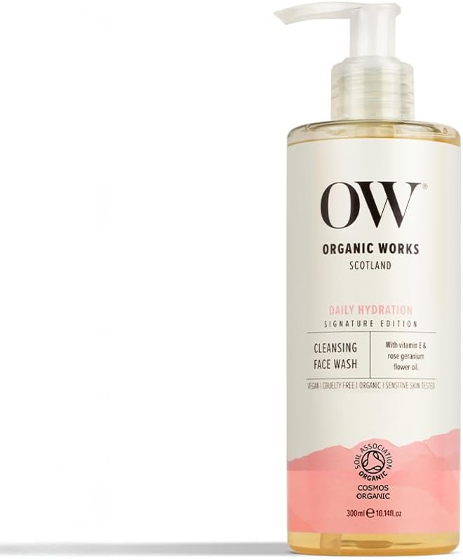 Organic Works Daily Hydration Cleansing Face Wash Face Wash Unisex 10.14 oz