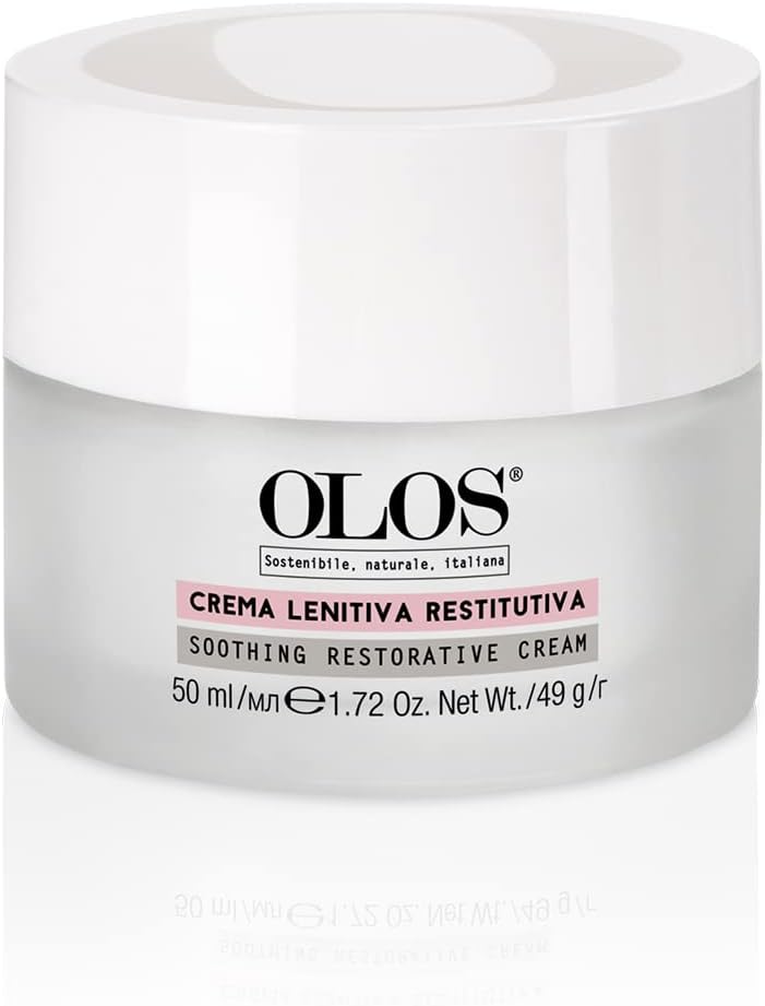 Olos Youth-Enhancing Restructuring Cream - Anti-Aging Face Moisturizer - Face Lotion with Aloe and Shea Butter - Collagen Booster Face Cream - 1.7 oz