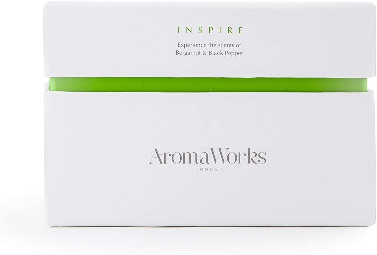 Aromaworks 男女通用蜡烛，Inspire Candle 3 芯大号，14.1 盎司