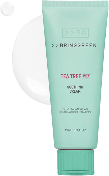 Bring 绿茶树积雪草舒缓霜 男女通用-3.38 盎司