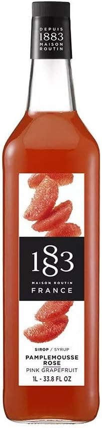 1883 Maison Routin 粉紅葡萄柚味糖漿，1L 玻璃瓶