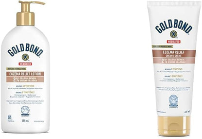 Gold Bond 药用湿疹舒缓乳液 + Gold Bond 药用湿疹舒缓霜