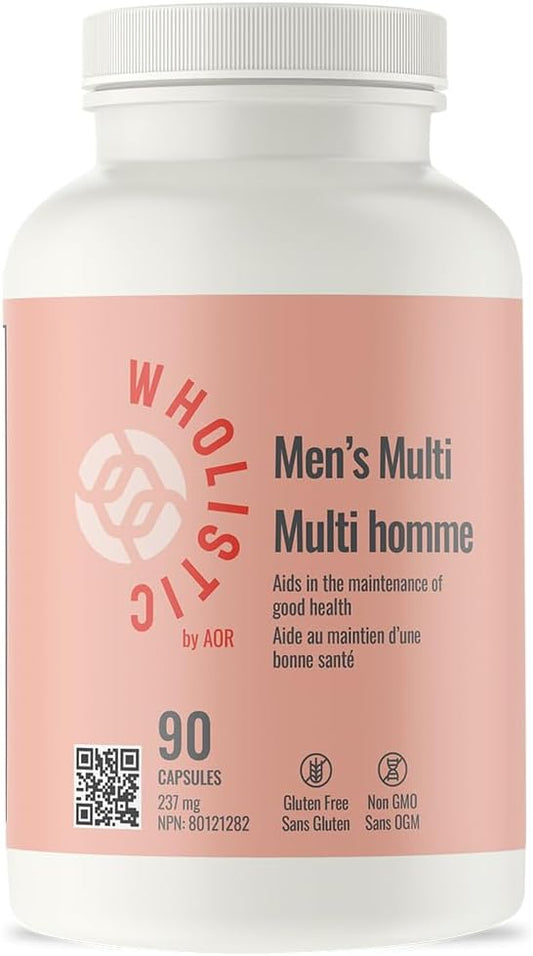 002  AOR 製作的 Wholistic - 男士多種維生素 (90 粒膠囊)