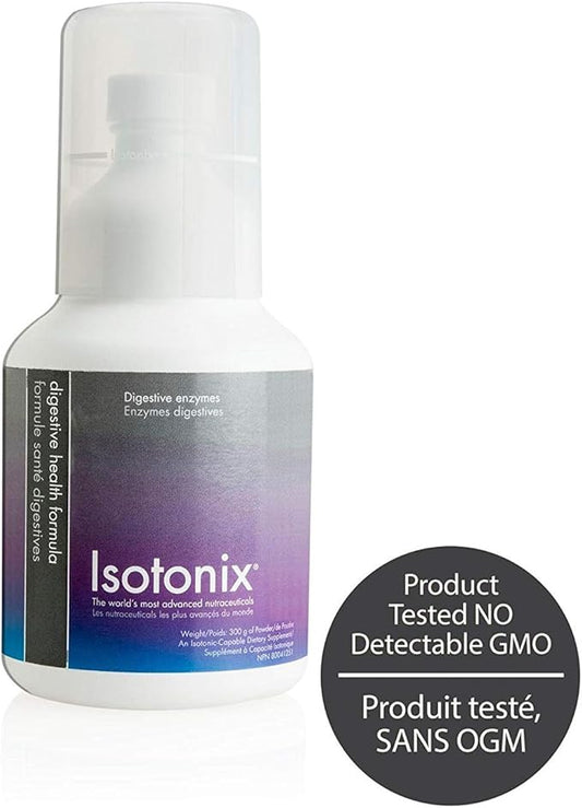 002 Isotonix 消化健康配方，含有淀粉酶、蛋白酶、纤维素酶、乳糖酶、麦芽糖酶、蔗糖酶和脂肪酶的消化混合物，营养吸收快，不含粘合剂或填充剂，味道极佳，美安（90份）