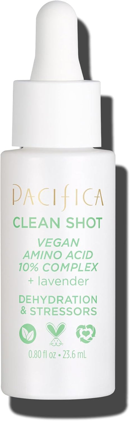 Clean Shot Vegan Amino Acid 10 Percent Complex by Pacifica for Unisex - 0.80 oz Serum