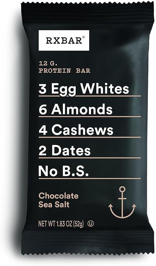 RXBAR 蛋白棒巧克力海盐味 12x52克（12条装）