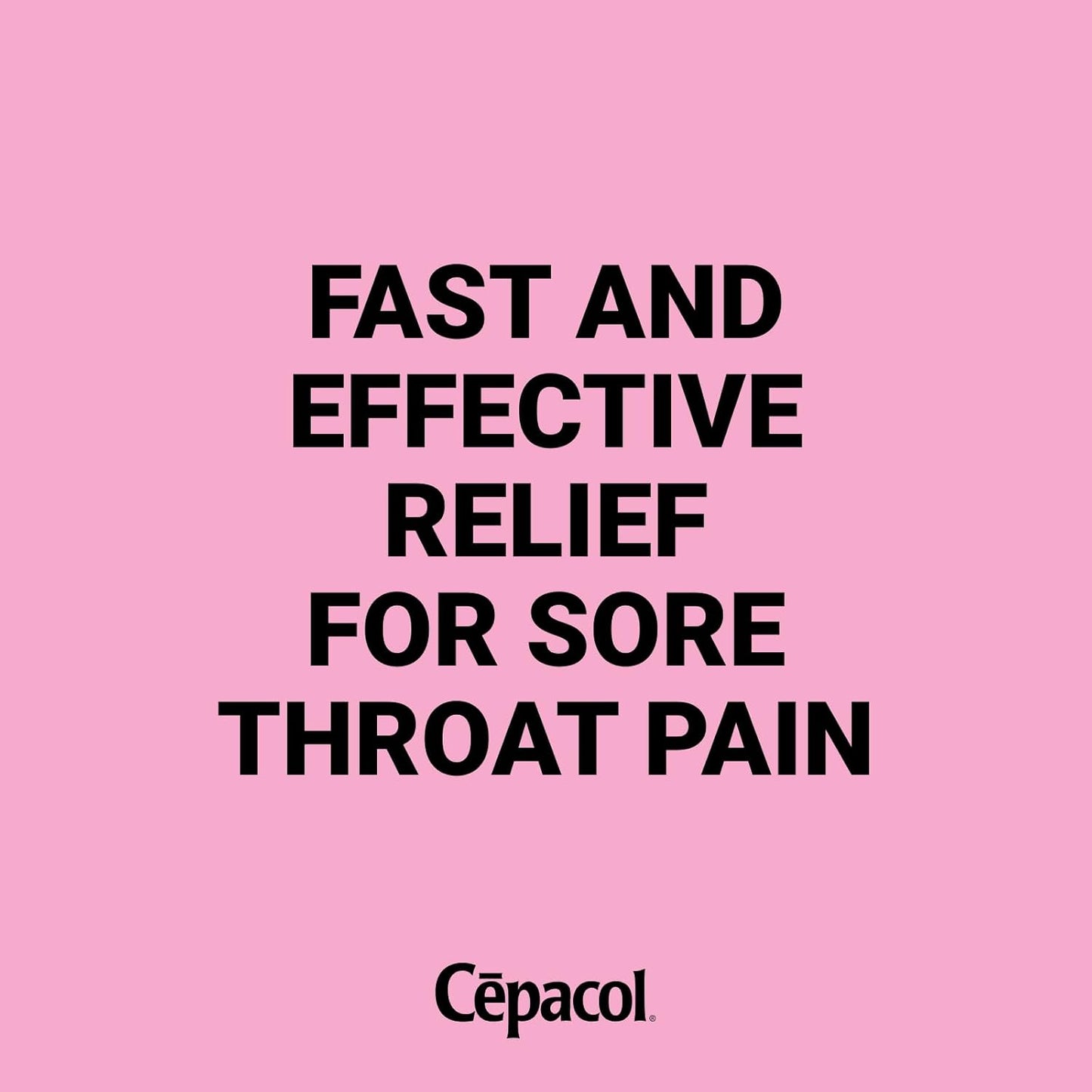 Cepacol 兒童水果草莓口味喉痛潤喉糖 36 粒