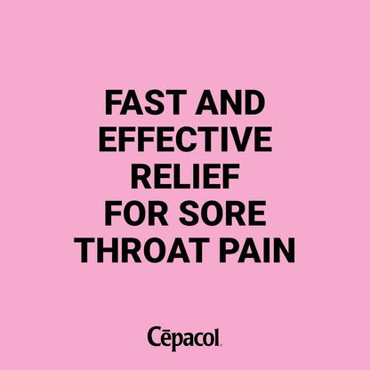 Cepacol 兒童水果草莓口味喉痛潤喉糖 36 粒