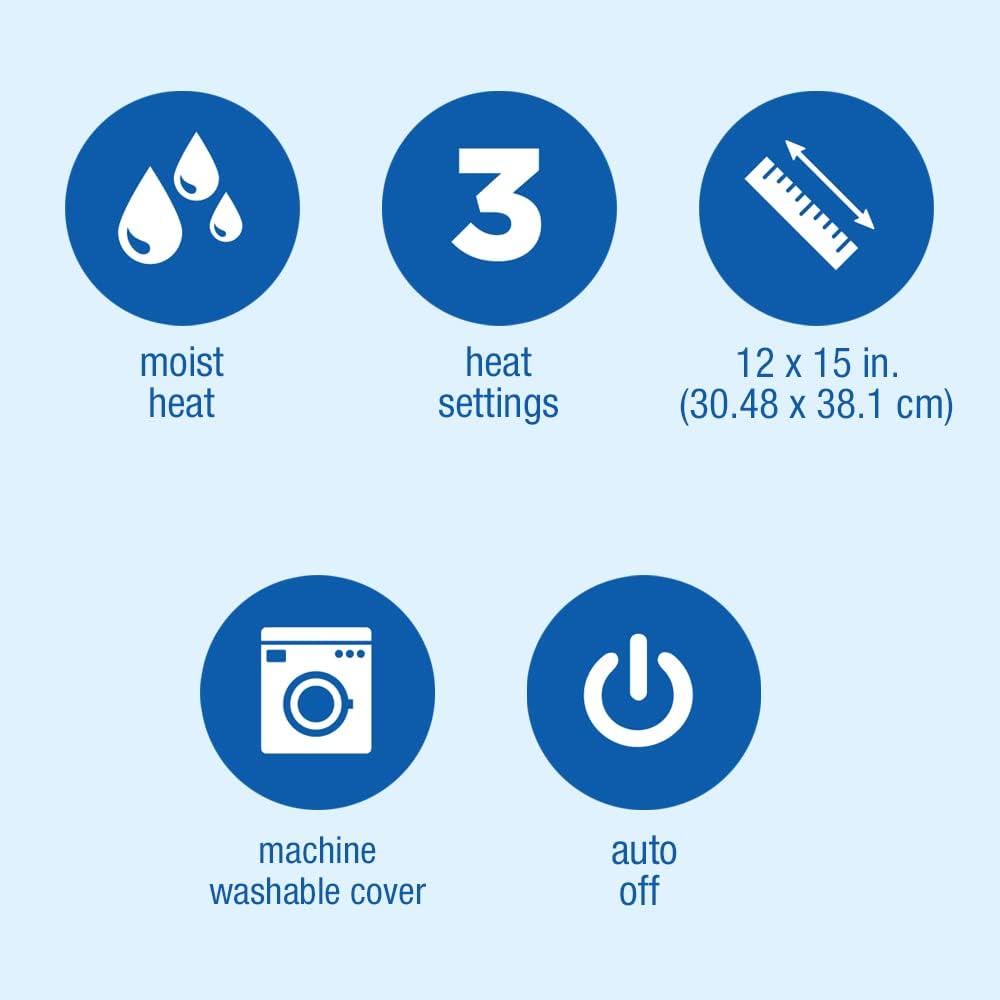 Conair Comfort (HP40C) 12” x 15” 3档加热垫