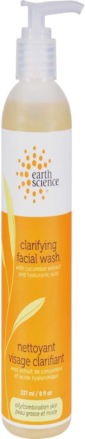Earth Science Clarifying Facial Wash Fragrance Free, 237 Milliliters