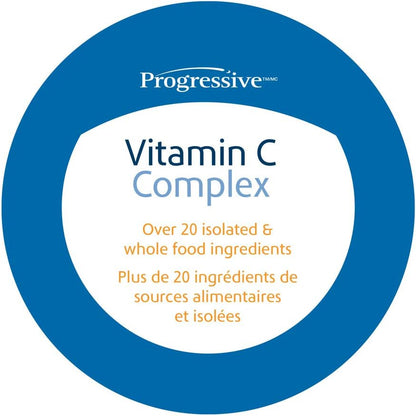 漸進式維生素 C 複合物 600 毫克，脂溶性緩衝維生素 C，含生物類黃酮、全食物抗氧化劑和胡椒鹼，用於增強免疫系統和抗氧化，加拿大製造，純素，非轉基因，120 粒素食膠囊