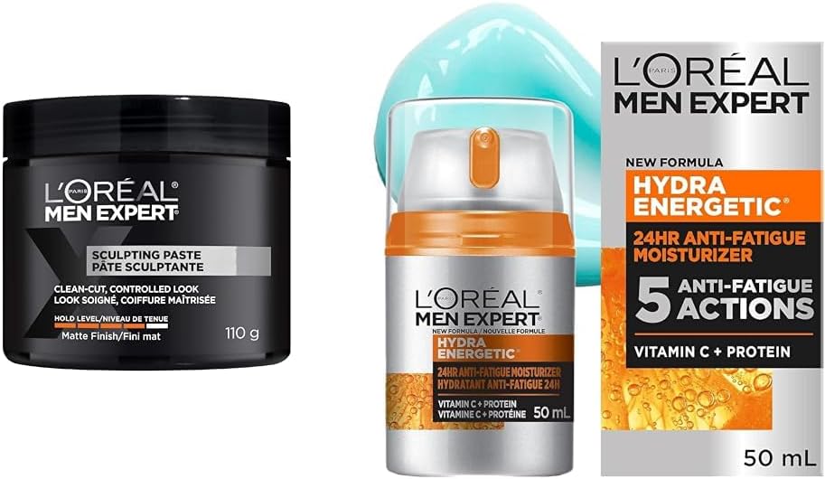 L'Oréal Paris Men Expert Sculpting Paste | Hydra Energetic Face Cream