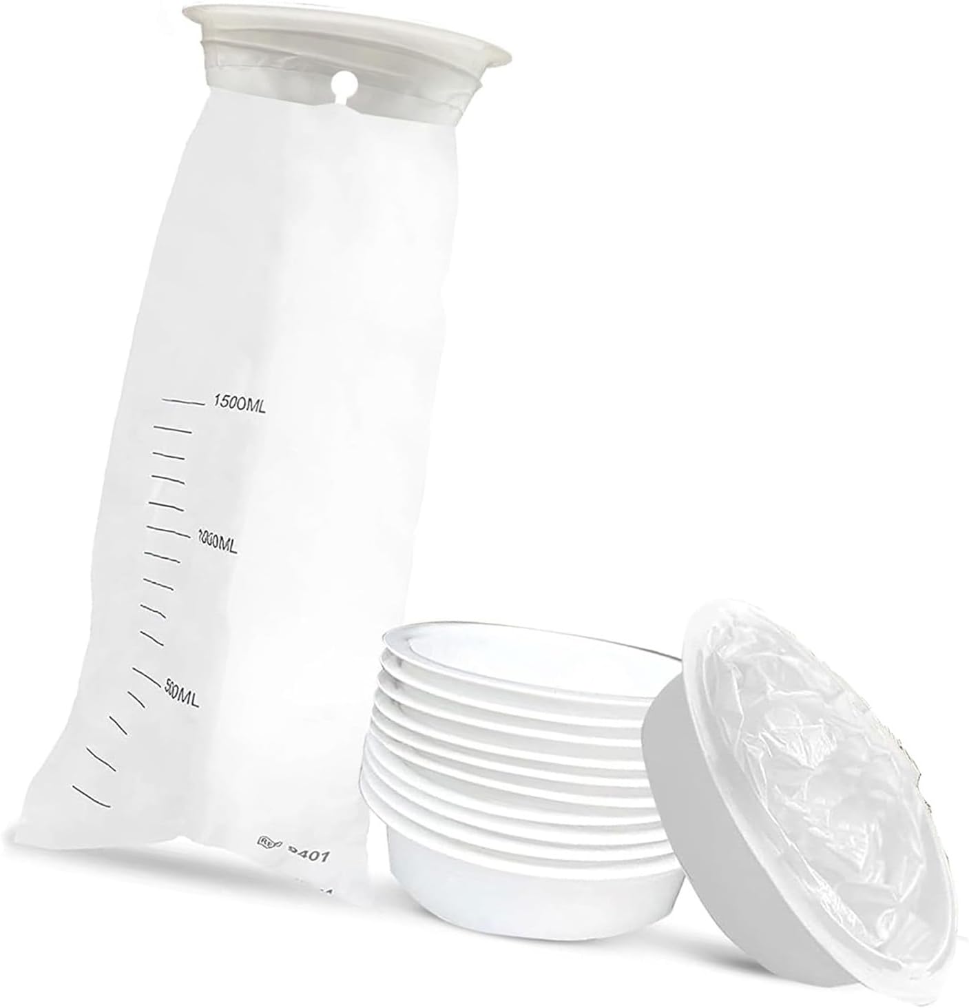 便携式呕吐袋，容量大，适合旅行晕车和孕吐，轻松收集唾液和呕吐物