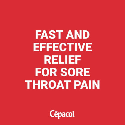 Cepacol 强效，无蔗糖，蜂蜜柠檬，咽喉痛润喉糖，16 粒