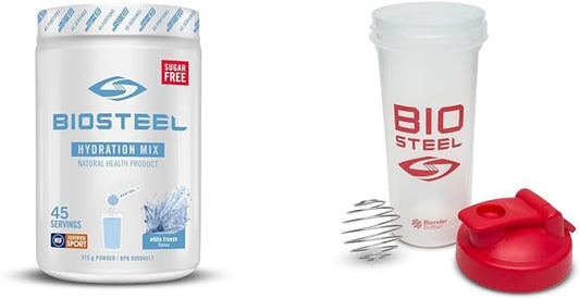 BioSteel 白色冷冻口味补水混合物 + BioSteel 高级摇摇杯