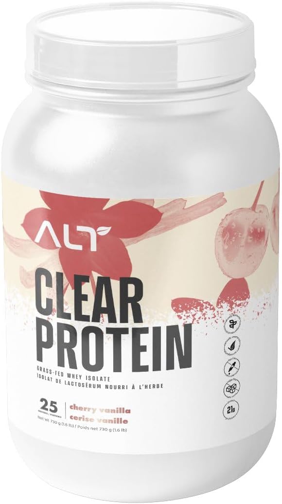 ALT Nutrition 清澈乳清分离蛋白，草饲，樱桃香草味，730克，25份