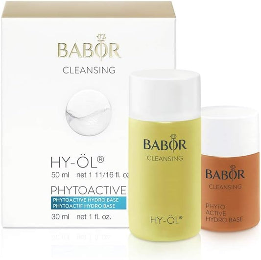 Babor Cleansing Set for Women – HY-OL (1.6 oz) & Phytoactive Hydro Base (1 oz), 2 Pc