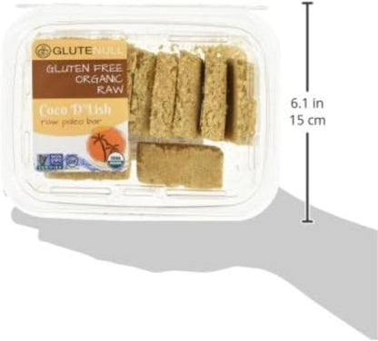 Glutenull Bakery Organic Coco D'Lish Bar - Raw, 240 Grams (Packaging may vary)