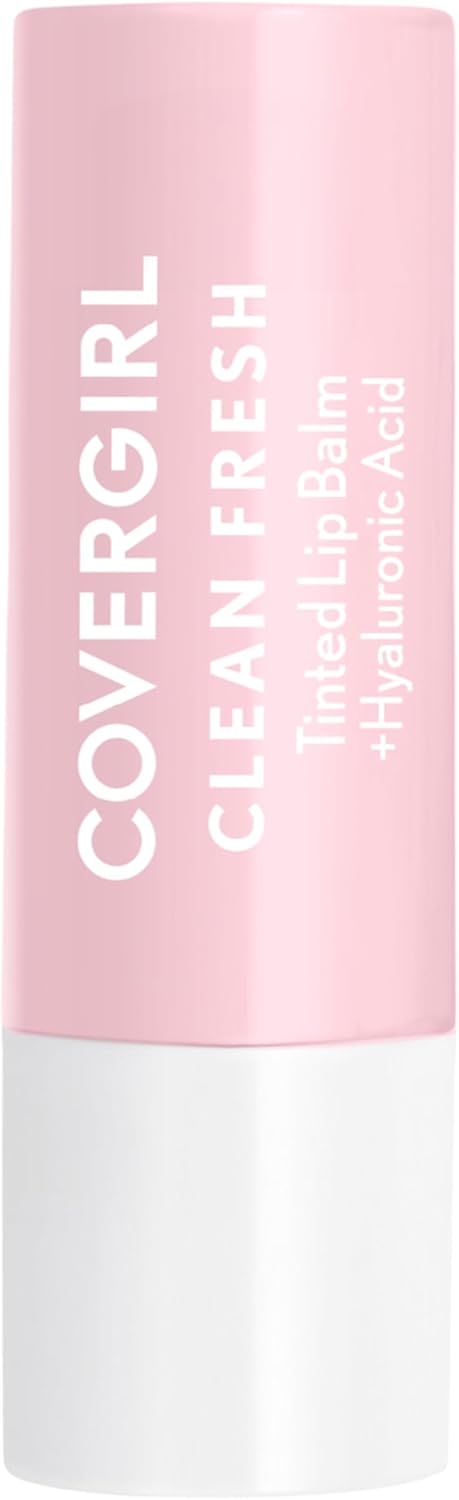 Covergirl - Clean Fresh Tinted Lip Balm, Formulated with Hyaluronic Acid for 24hr Hydration, 100% Vegan and Cruelty-free, Bliss You Berry - 600