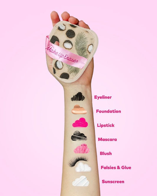 Makeup Eraser The Original, 7-Day Set, Erase All Makeup with Just Water, Including Waterproof Mascara, Eyeliner, Foundation, Lipstick, Sunscreen, and More! Coconuts, 7ct.