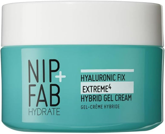 Nip + Fab Hyaluronic Fix Extreme4 Cleansing Cream, 150 ml, Gentle Cleanser, Face Wash, Anti-Aging, Hydrating For Dry/Sensitive Skin To Soothe, Clear Skin For A Balanced Complexion