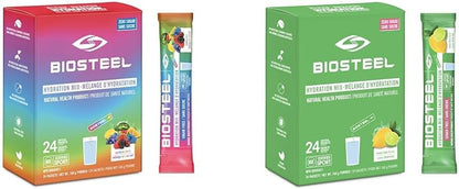 BioSteel 补水混合物，美味补水，零糖，不含人工香料 & 补水混合物，美味补水，零糖，不含人工香料或防腐剂