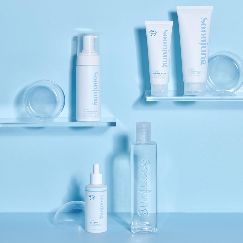 ETUDE House SoonJung Barrier Intensive Cream, 60ml, Hypoallergenic Shea Butter, Hydrating Vegan Facial Moisturizer for Sensitive Skin, Water-Oil Balance