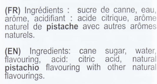 Maison Routin 1883 开心果味糖浆，1升玻璃瓶装，2包
