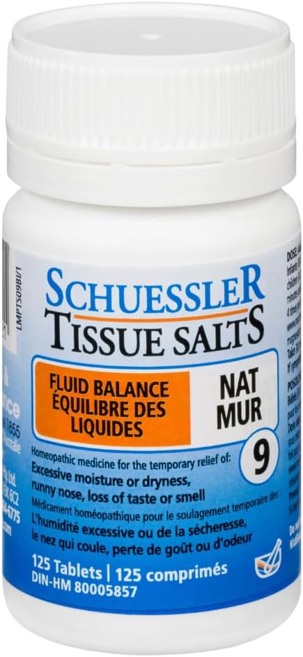 Schuessler Nat Mur 片剂 - 2 包 125 片（250 片）