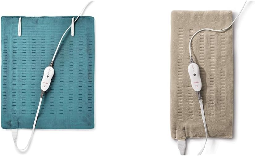 Sunbeam Premium XXL 尺寸加热垫（带紧凑型储物空间）电加热垫和 Premium King 尺寸加热垫（带紧凑型储物空间）